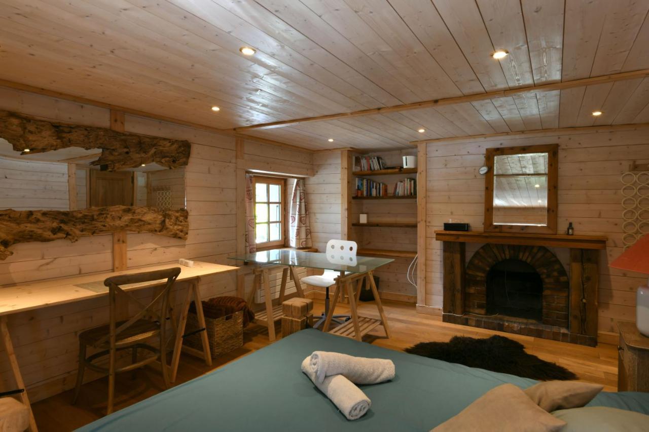 Le Vallorcin, Chalet Le Sizeray - Mont Blanc วัลลัวร์ซิน ภายนอก รูปภาพ